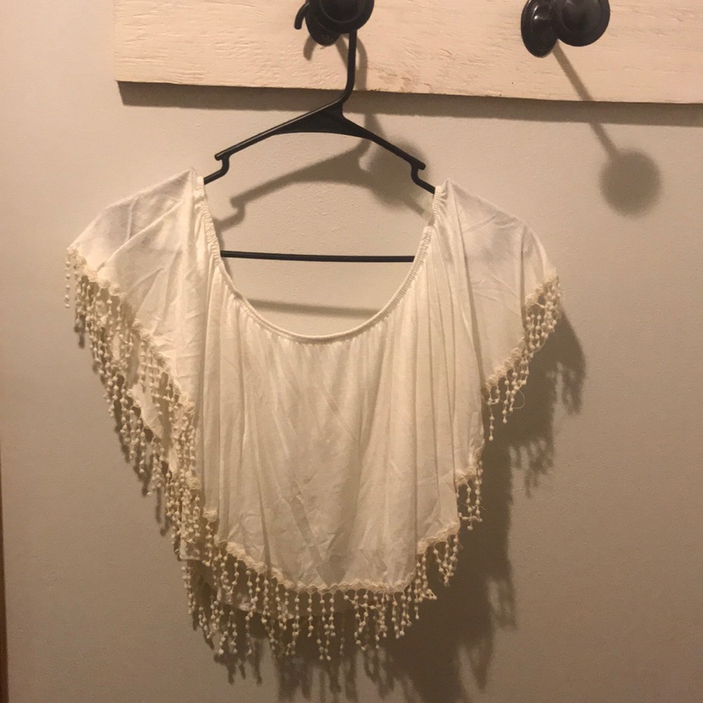 Off white top